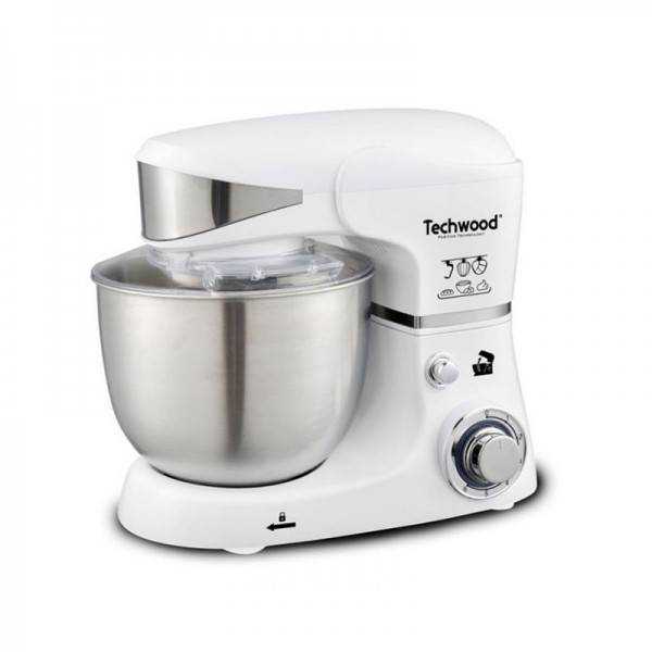 Robot Pétrin TECHWOOD 1000W TRO-1051 Blanc Robot Pétrin TECHWOOD 1000W TRO-1051 Blanc