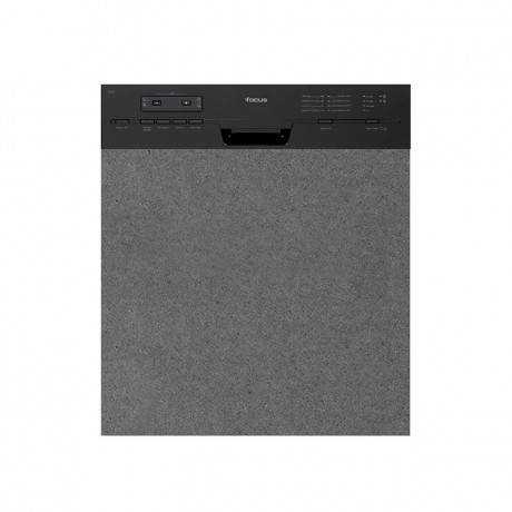 Lave Vaisselle FOCUS F502B Semi Encastrable 12 Couverte - Noir