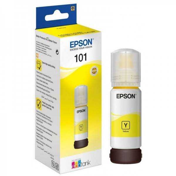 Bouteille D'encre Original EPSON 101 - Yellow (C13T03V44A)