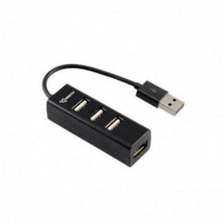 HUB USB - USB 2.0 4 PORT - H-204B - NOIR  SBOX