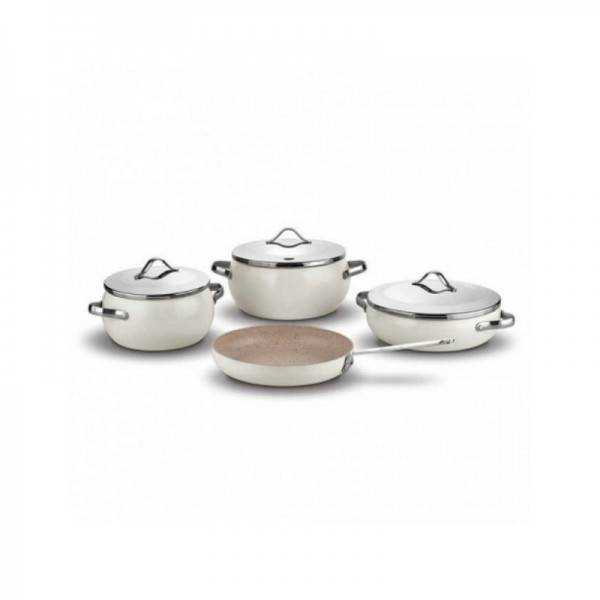 Set de 7 pièces Korkmaz LUMIA Cookware Beige prix tunisie Set de 7 pièces Korkmaz LUMIA Cookware Beige prix tunisie