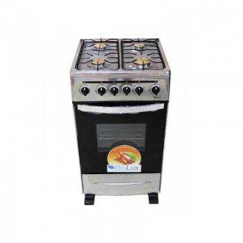 Cuisinière Biolux 4feux Avec Tourne Broche 5252X Inox prix tunisie