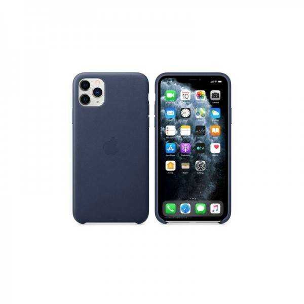 Étui en Cuir iPhone 11 pro max - Bleu prix tunisie