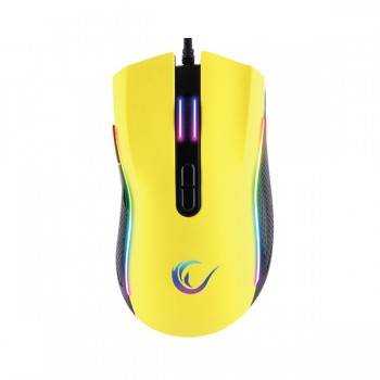 Souris Gaming Pro Rampage SMX-R44 - RGB - 6400 DPI - Jaunr - prix tunisie