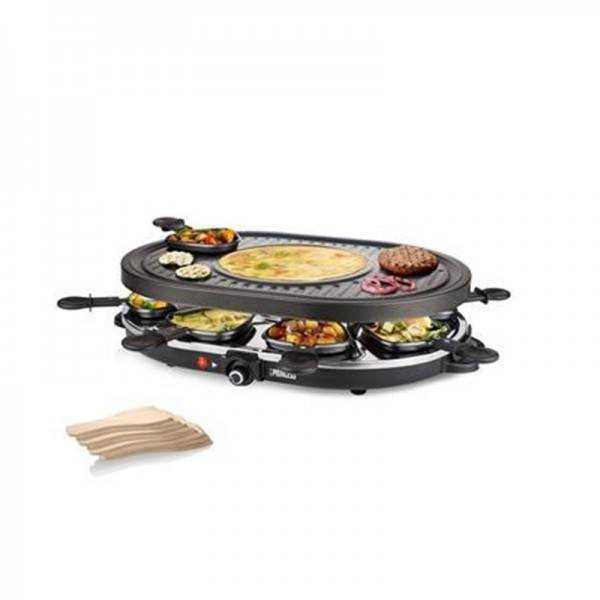 RACLETTE GRIL PARTY 8 OVALE MULTIFONCTION 5EN1 PRINCESS 162700 / 1200W RACLETTE GRIL PARTY 8 OVALE MULTIFONCTION 5EN1 PRINCESS 162700 / 1200W