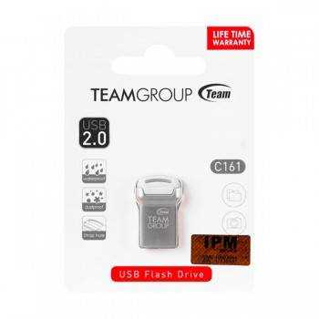 Clé USB 2.0 TeamGroup C161 / 32 Go / Silver & Blanc
