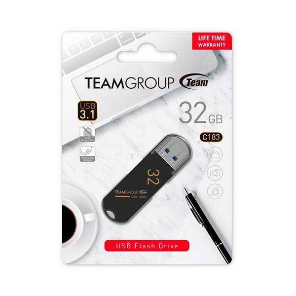 Clé USB TeamGroup C183 / 32 Go / USB 3.1 Clé USB TeamGroup C183 / 32 Go / USB 3.1