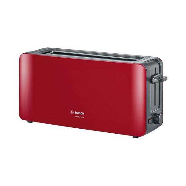 Grille-pain Comfort Line Bosch TAT6A004 - Rouge - prix tunisie