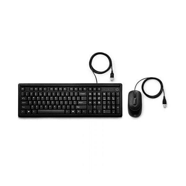 Ensemble HP Clavier et Souris Filaire 6HD76AA - Noir - prix tunisie