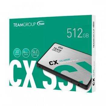 Disque SSD Interne TeamGroup CX2 512 Go 2.5" SATA III - prix tunisie