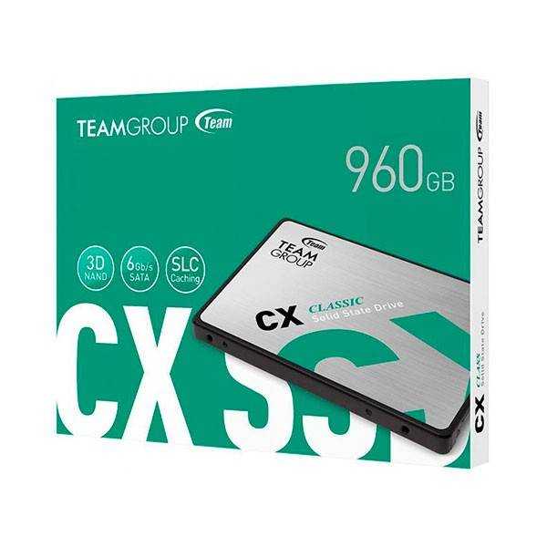 Disque SSD Interne TeamGroup CX1 960 Go 2.5" SATA III - prix tunisie