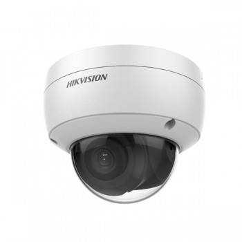 Caméra du surveillance HikVision à dôme fixe 4K WDR avec micro intégré