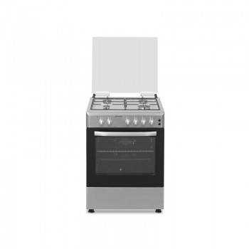 Cuisinière à Gaz Brandt BGE6241X 60cm 4 Feux Inox