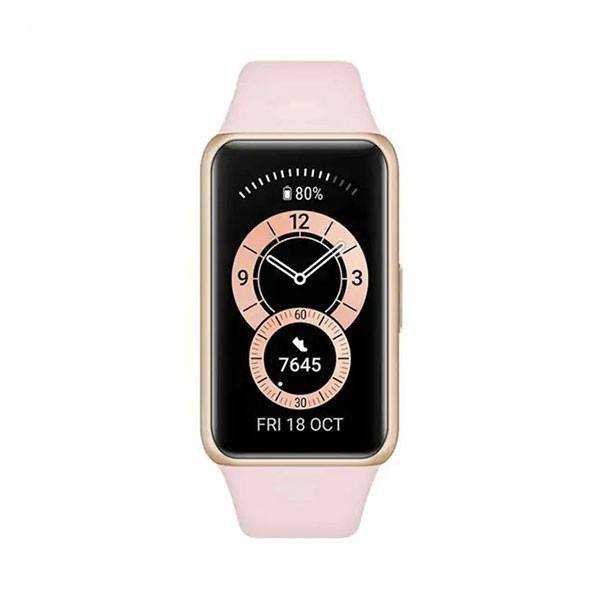 Montre Bracelet Connecté Huawei Band 6 - Rose Montre Bracelet Connecté Huawei Band 6 - Rose