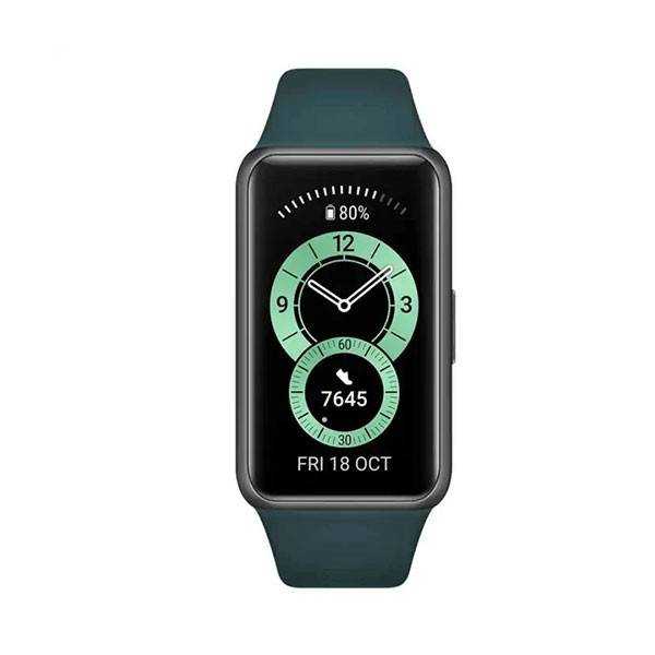 Montre Bracelet Connecté Huawei Band 6 - Vert Montre Bracelet Connecté Huawei Band 6 - Vert
