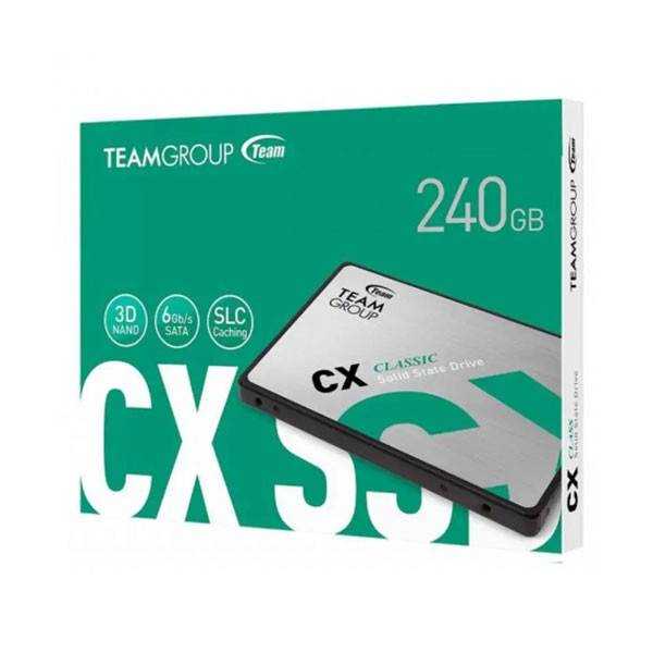 Disque Dur Interne SSD TeamGroup CX1 240 Go 2.5" SATA III  - prix tunisie