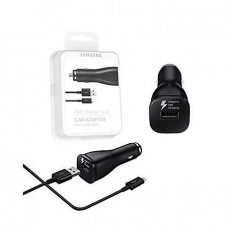 CHARGEUR RAPIDE ALLUME-CIGARE SAMSUNG MICRO USB - NOIR
