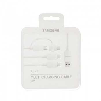 Câble SAMSUNG 3 en 1 Multi Charging EP-MN930GWEGWW Blanc