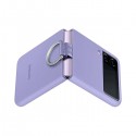 Samsung Galaxyz Z Flip3 Silicone Cover With Ring - Violet - EF-PF711TVEGWW -prix tunisie