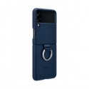 Samsung Galaxyz Z Flip3 Silicone Cover With Ring - Bleu - EF-PF711TVEGWW -prix tunisie