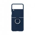Samsung Galaxyz Z Flip3 Silicone Cover With Ring - Bleu - EF-PF711TVEGWW -prix tunisie