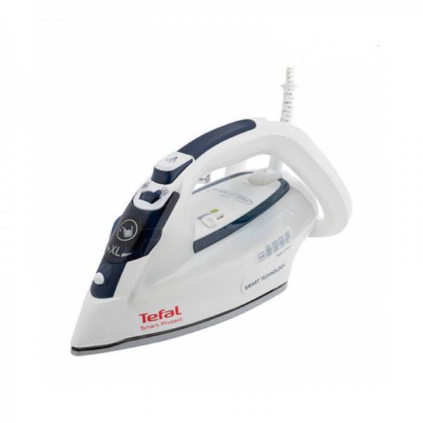 FER À VAPEUR TEFAL SMART PROTECT 2600W FV4981 BLANC&BLEU FER À VAPEUR TEFAL SMART PROTECT 2600W FV4981 BLANC&BLEU
