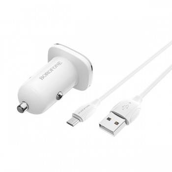 Chargeur Voiture Borofone QC3,0 Micro USB - prix Tunisie