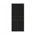Réfrigérateur HOOVER Side By Side Mutli-portes / 429 Litres / Noir  - Inox - prix Tunisie