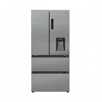 Réfrigérateur Hoover Side By Side 432 Litres - Silver - HSF818FXWDK