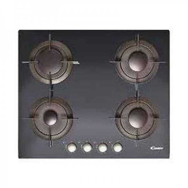 Plaque de cuisson Candy 4 feux CVG64SPNX Noir Tunisie Plaque de cuisson Candy 4 feux CVG64SPNX Noir Tunisie