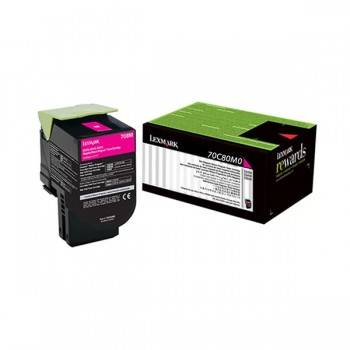 Toner Lexmark Magenta 70C80M0 - prix Tunisie