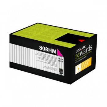 Toner Lexmark Magenta 80C8HM0 - prix Tunisie