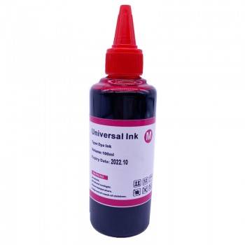 BOUTIELLE D'ENCRE ADAPTALBE UNIVERSEL INK 100ML - MAGENTA PRIX TUNISIE