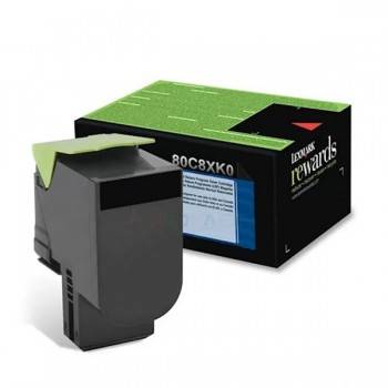 Toner Lexmark Noir 80C8XK0 - prix Tunisie