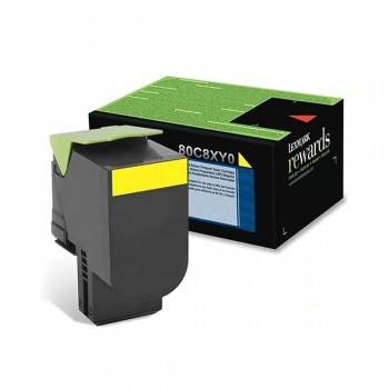 Toner Lexmark 80C8XY0 - prix Tunisie