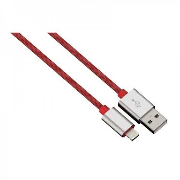 Cable USB HAMA 2.0 IPOD/IPHONE/IPAD ,LIGHTNING Rouge Tunisie Cable USB HAMA 2.0 IPOD/IPHONE/IPAD ,LIGHTNING Rouge Tunisie