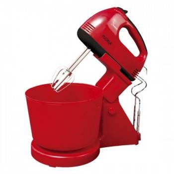 BATTEUR AVEC BOL FLORIA ZLN7574-ROUGE 150W - ROUGE