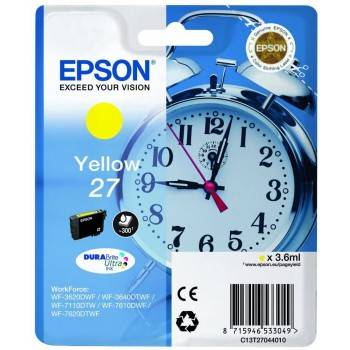 Cartouche jet d’encre Epson 27 d’origine Yellow (C13T27044010)  prix tunisie