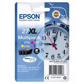 Pack de Cartouche Original EPSON 27XL – 3 Couleurs (C13T27154012) prix tunisie