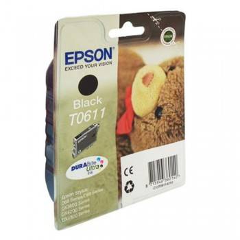 CARTOUCHE JET D'ENCRE ORIGINAL EPSON T0611 - NOIR (C13T06114010)