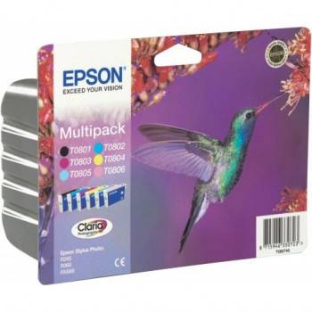 Cartouche d’encre Epson T0807 ORIGINAL multi pack (C13T08074011) prix tunisie