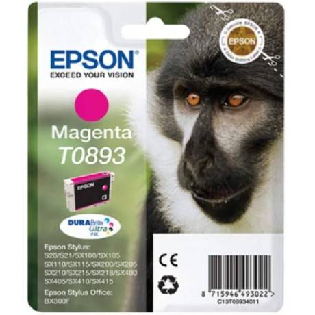 Cartouche d'encre Epson T0893 Magenta d'origine C13T08934011 prix tunisie