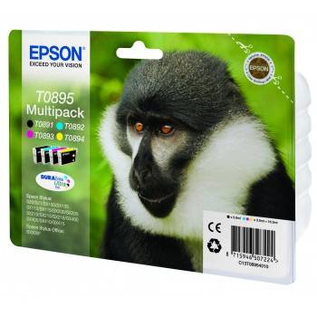 Pack de 4 cartouches origine Epson (C13T08954010) prix Tunisie