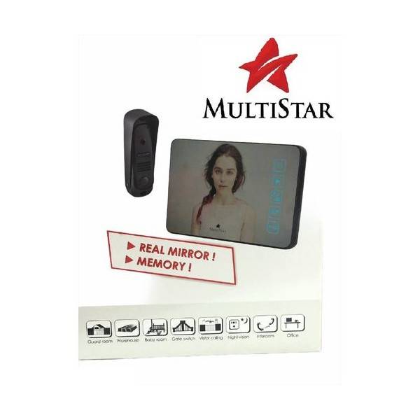 Kit vidéophone HD -Tactile avec mémoire MULTISTAR prix tunisie