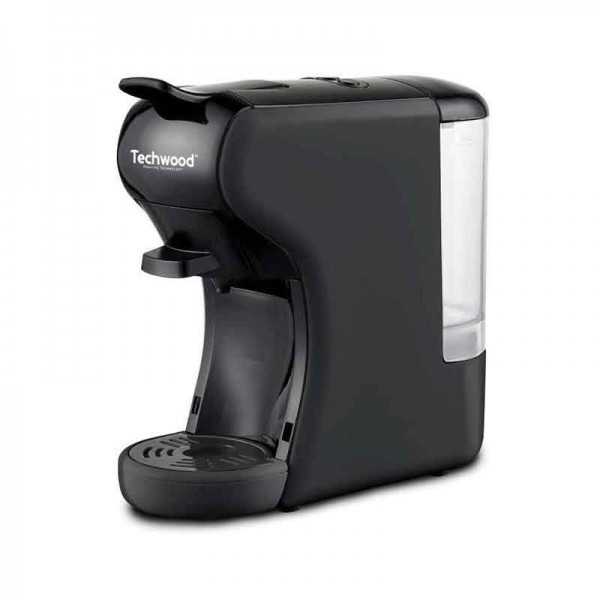 Machine à Café Expresso 2 en 1 TECHWOOD NESPRESSO & DOLCE GUSTO TCA-195N 1450W Noir Tunisie