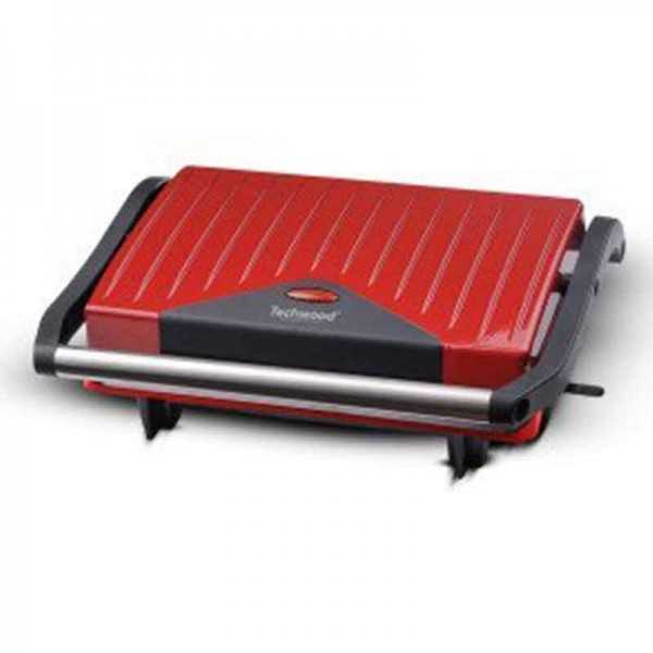 Panini Grill TECHWOOD TPGI-755 Rouge Tunisie Panini Grill TECHWOOD TPGI-755 Rouge Tunisie