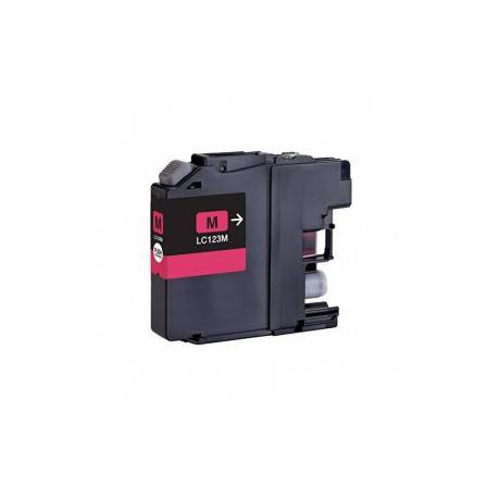 CARTOUCHE JET D'ENCRE ADAPTABLE BROTHER LC123 - MAGENTA meilleur prix en tunisie