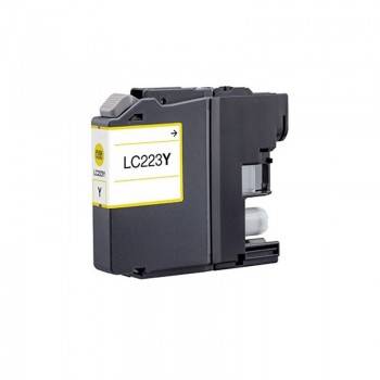 CARTOUCHE JET D'ENCRE ADAPTABLE COMPATIBLE BROTHER LC 223 - YELLOW PRIX TUNISIE