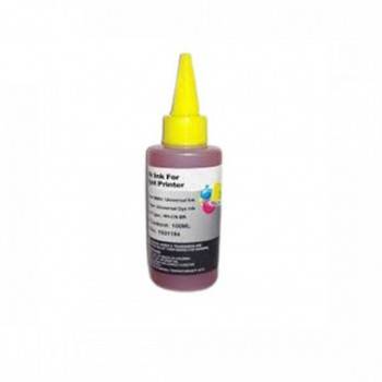 BOUTEILLE D'ENCRE ADAPTABLE UNIVERSELLE 100ML - YELLOW PRIX TUNISIE