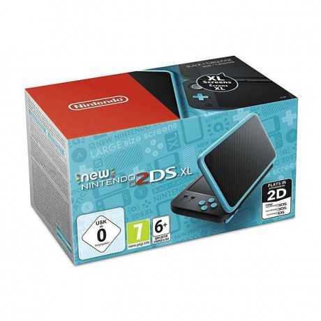 Console Nintendo New 2ds XL Noir + Turquoise